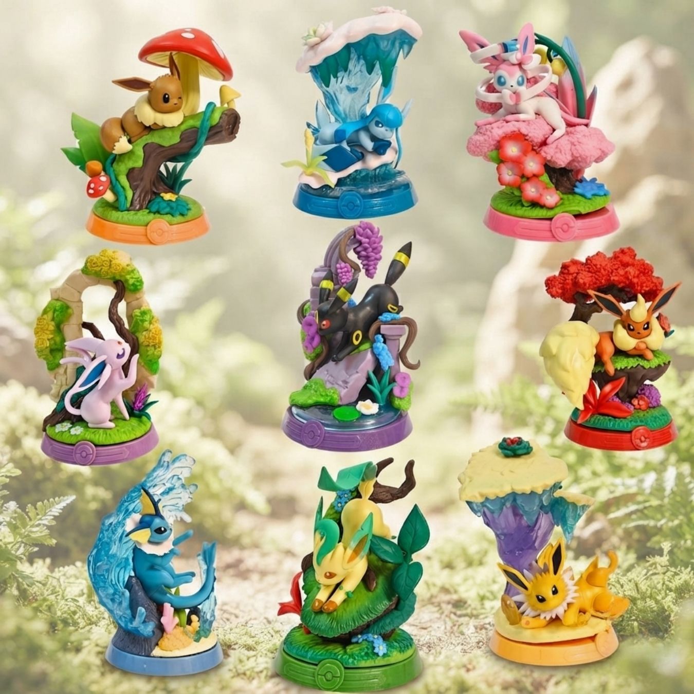 Adventures with Eevee Relax in Forest Series (10 cm) (select character) | Pokemon