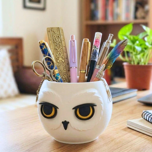 Hedwig Inspired Desk Organizer/Planter (11 x 11 x 8 cm) | Harry Potter