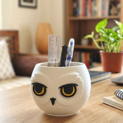Hedwig Inspired Desk Organizer/Planter (11 x 11 x 8 cm) | Harry Potter