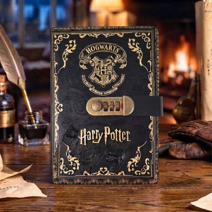 Harry Potter - Hogwarts Faux-Leather Diary with Retro Lock (22*15 cm)
