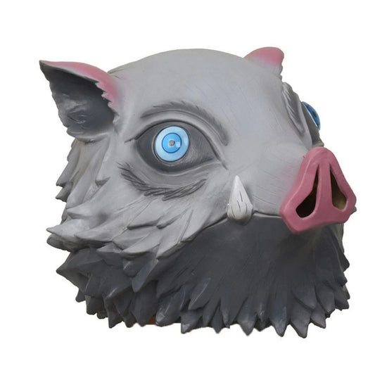 inosuke hashibira boar mask demon slayer cosplay 17 x 24 x 24 cm