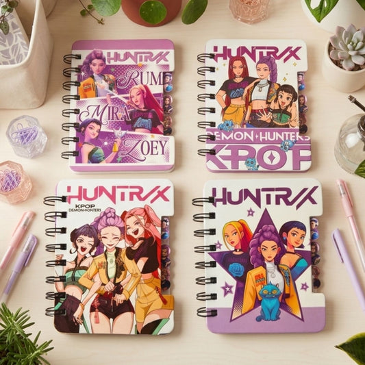 K-POP Demon Hunters HUNTR/X Spiral Notebook Collection (12 x 10 cm) (select variant)