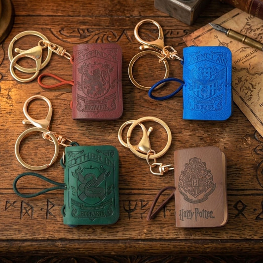 Hogwarts House Embossed Keychain Diary (5 cm) (select variant) | Harry Potter