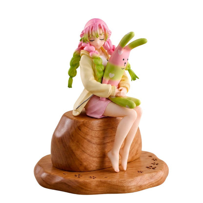 Mitsuri Kanroji Noodle Stopper Figure - Cozy Bunny Hug Edition (11 cm)