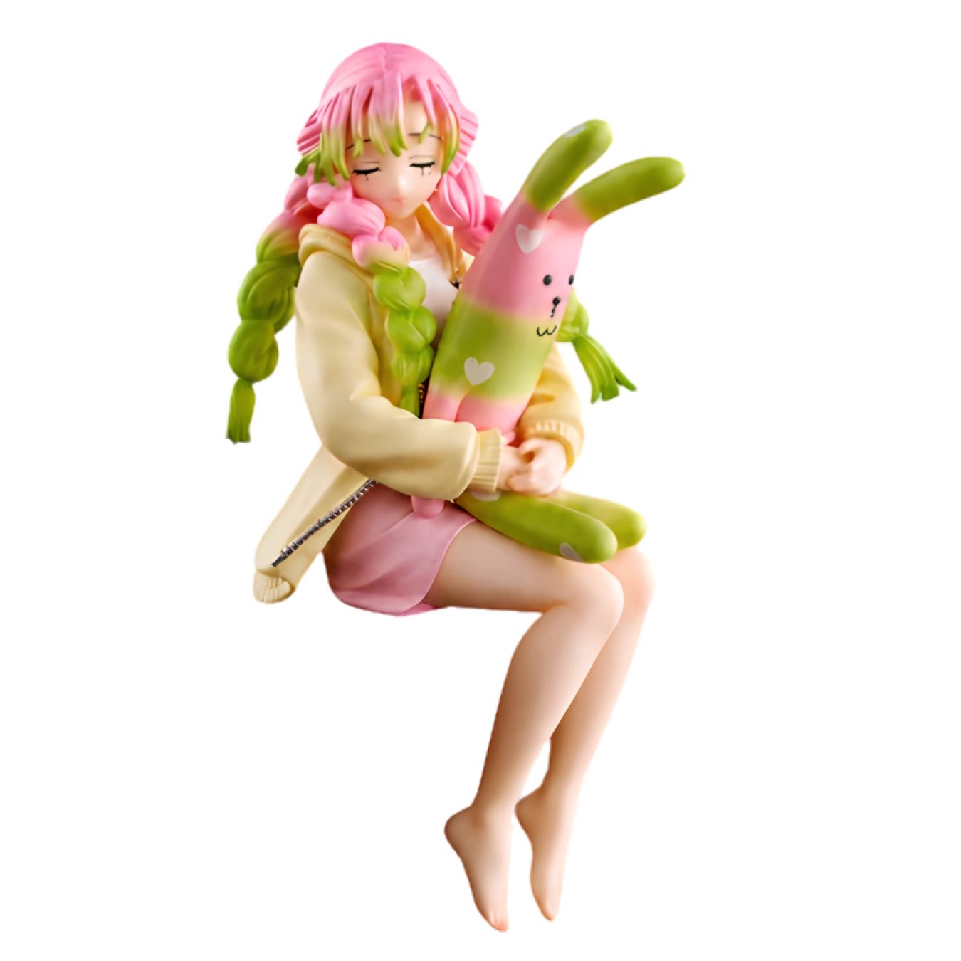 Mitsuri Kanroji Noodle Stopper Figure - Cozy Bunny Hug Edition (11 cm)