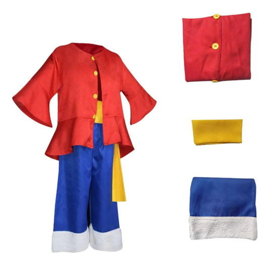 monkey d luffy cosplay costume adults one piece