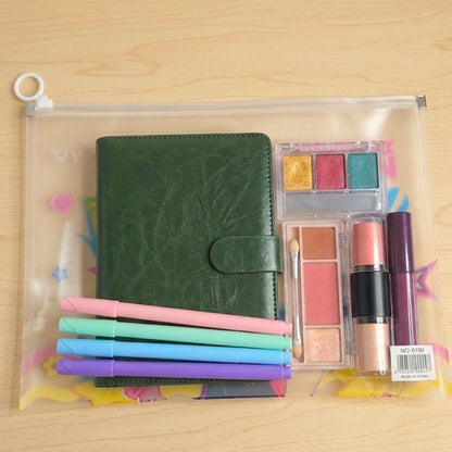 K-Pop Demon Hunter Theme Transparent A4 (33 x 24 cm) Size Stationery Pouch (select variant)