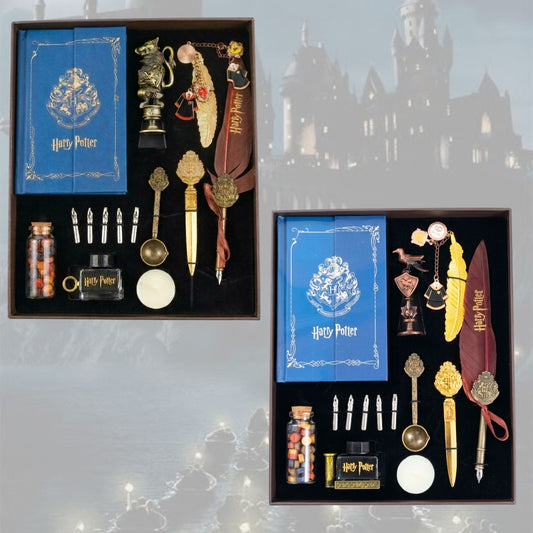 Harry Potter Quill & Wax Seal Luxury Gift Set (select variant) (Box size 29 x 24 cm)