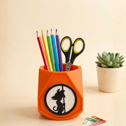 Goku Silhouette Stationery Stand (9 x 8 x 8 cm) | Dragon Ball Z