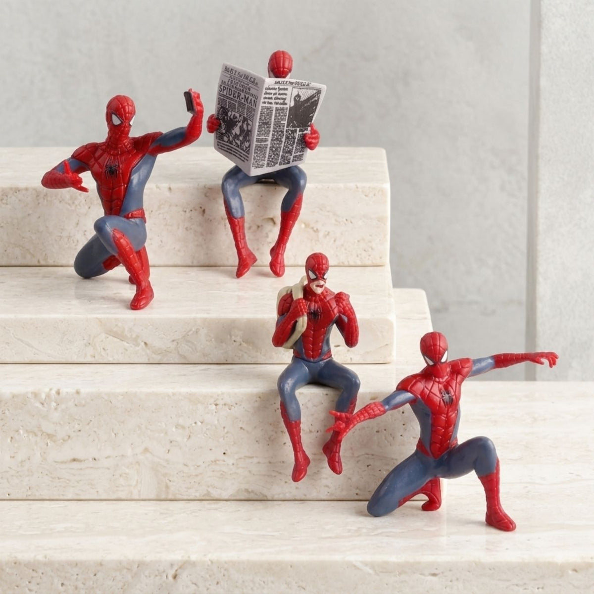 Spiderman set of 4 (6.5 cm)