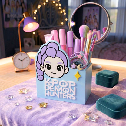 Rumi - Huntrix | K-Pop Demon Hunters | Make-up and Stationary Stand (12*10*6 cm)