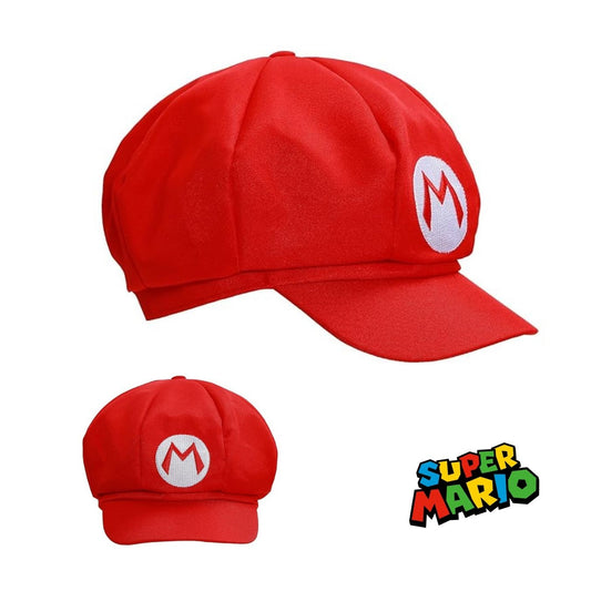 super mario cosplay hat for kids 15 x 23 cm